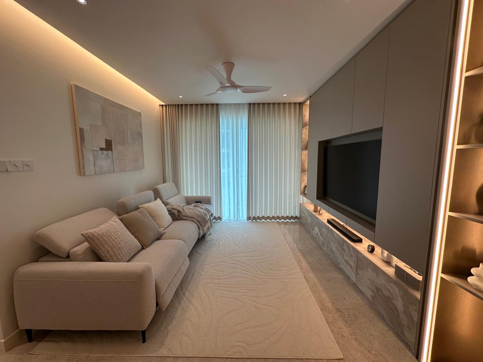 Master suite interior before final architectural styling